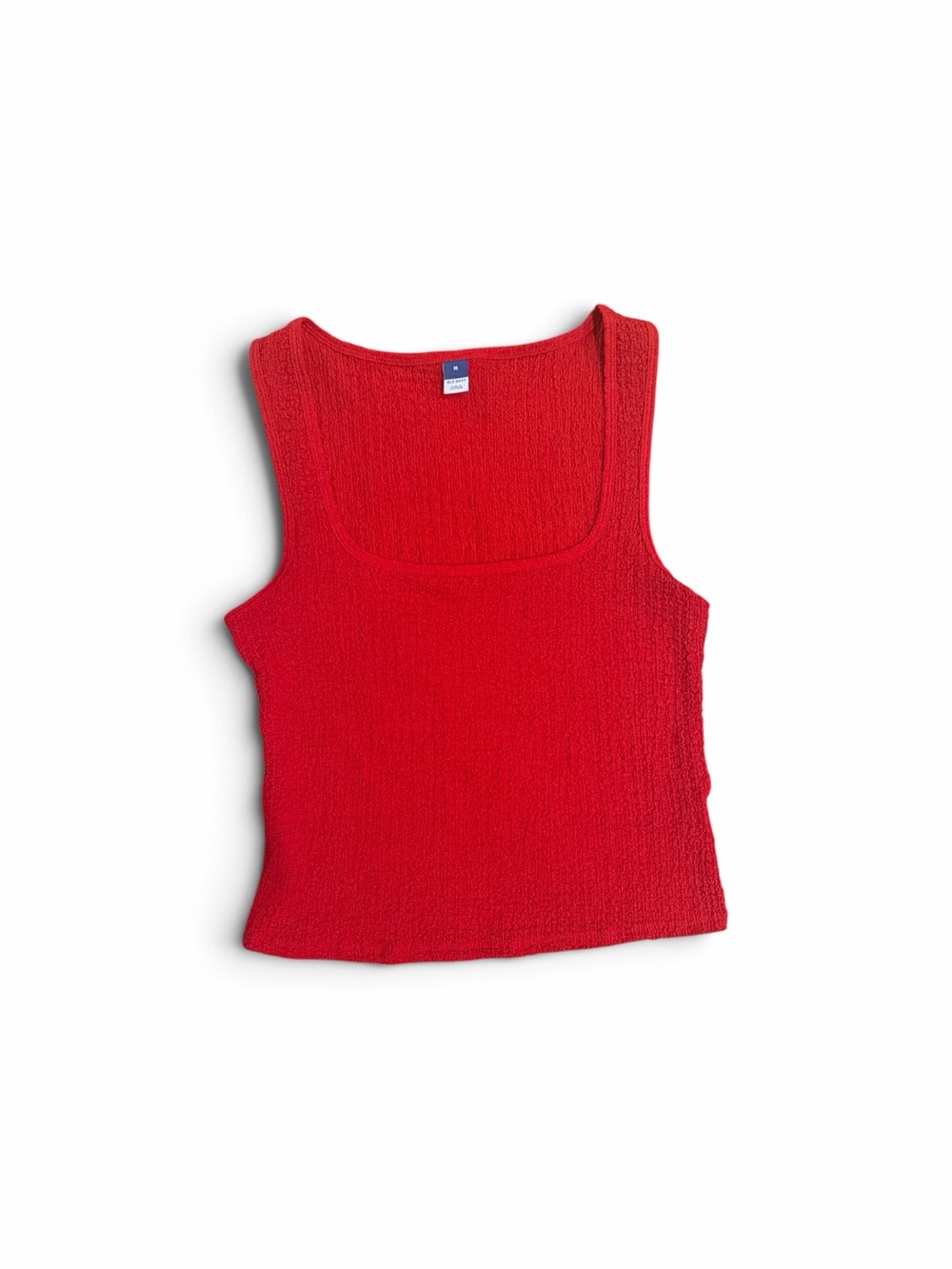 Old Navy Textured scoop neck Red tank size medium
